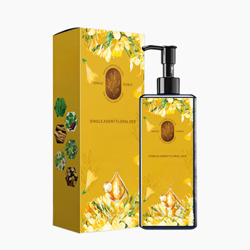 Cor de cabelo nutritiva à base de plantas