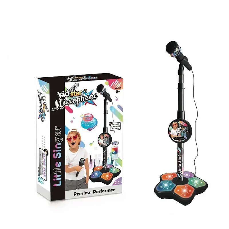 🎁🎄Promoção de Natal com 50% de desconto! 🎤✨Microfone de brinquedo, máquina de karaokê de brinquedo com luz