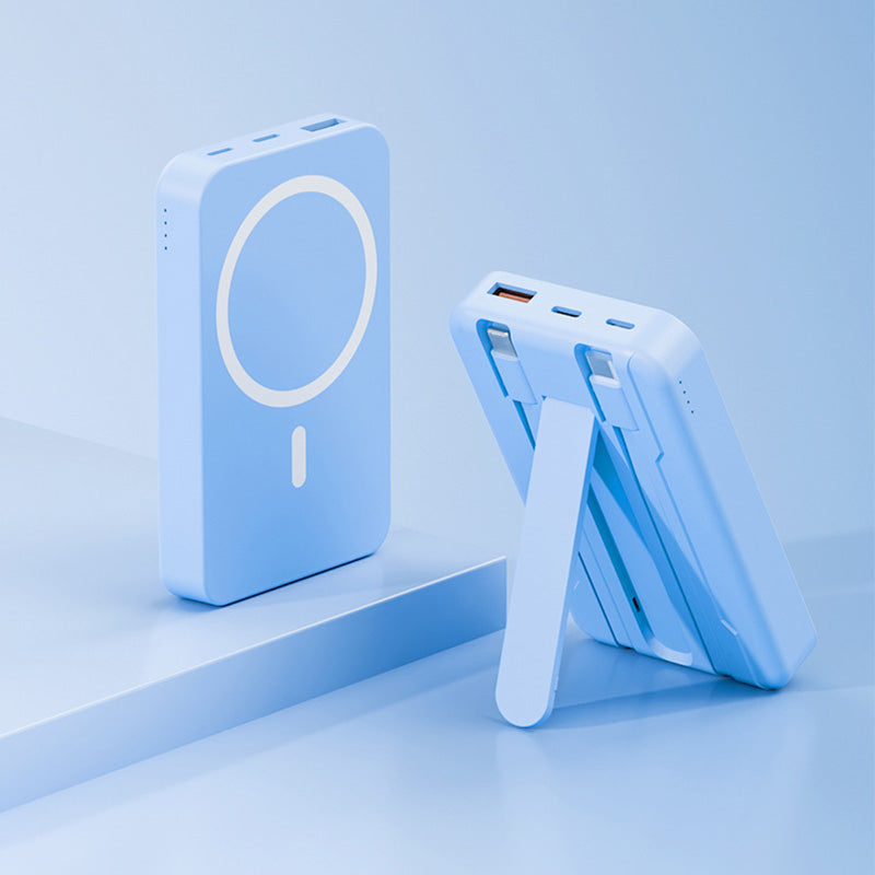 🔥Desconto de 50% no último dia!🔥Power Bank Magnético com Suporte e Carregamento Rápido
