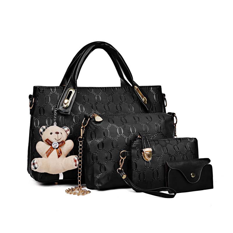 Women's Versatile 4-Piece Handbag Set