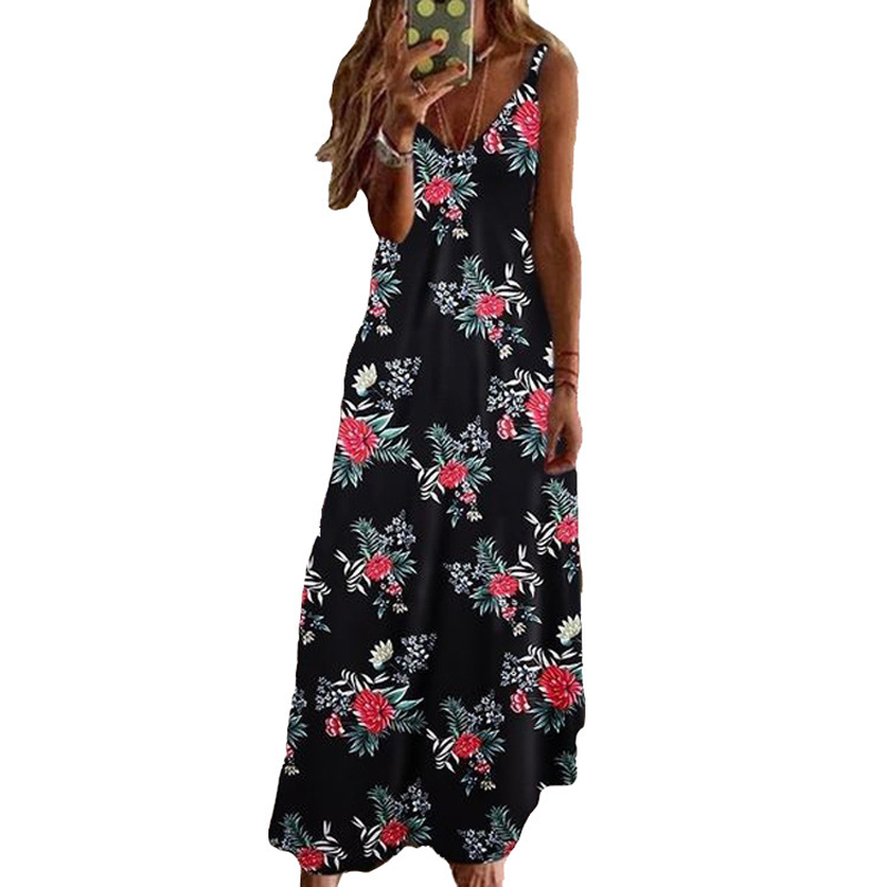✨👗Vestido maxi esvoaçante para férias