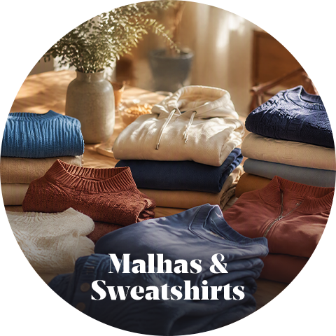 Mulher:Malhas & Sweatshirts
