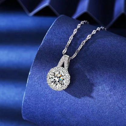 💕Moissanite Sunflower Pendant Necklace