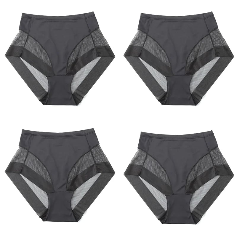 High Waist Ice Silk Shaping Briefs