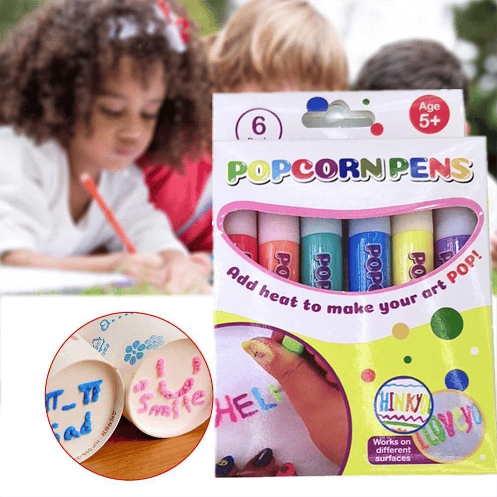 🎄Stylos à dessin DIY Bubble Popcorn🎁Achetez-en 3, payez-en 2