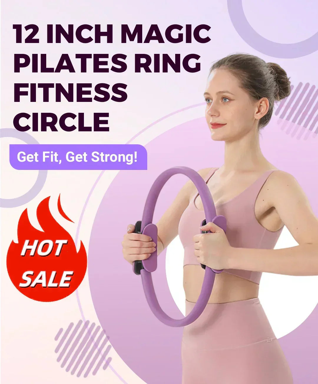 ⏳Oferta especial por tempo limitado⏰Pilates Ring Fitness Trainer | Anel tonificante para tronco, braços e pernas
