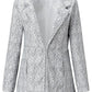 💐 Grande Vente -50% de Réduction 💕 Manteau Épais Femme à Manches Longues Uni - Avec Poches