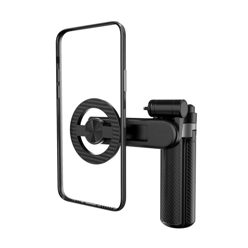 Perche à Selfie Magnétique Multifonction 4-en-1 avec Rotation à 360°