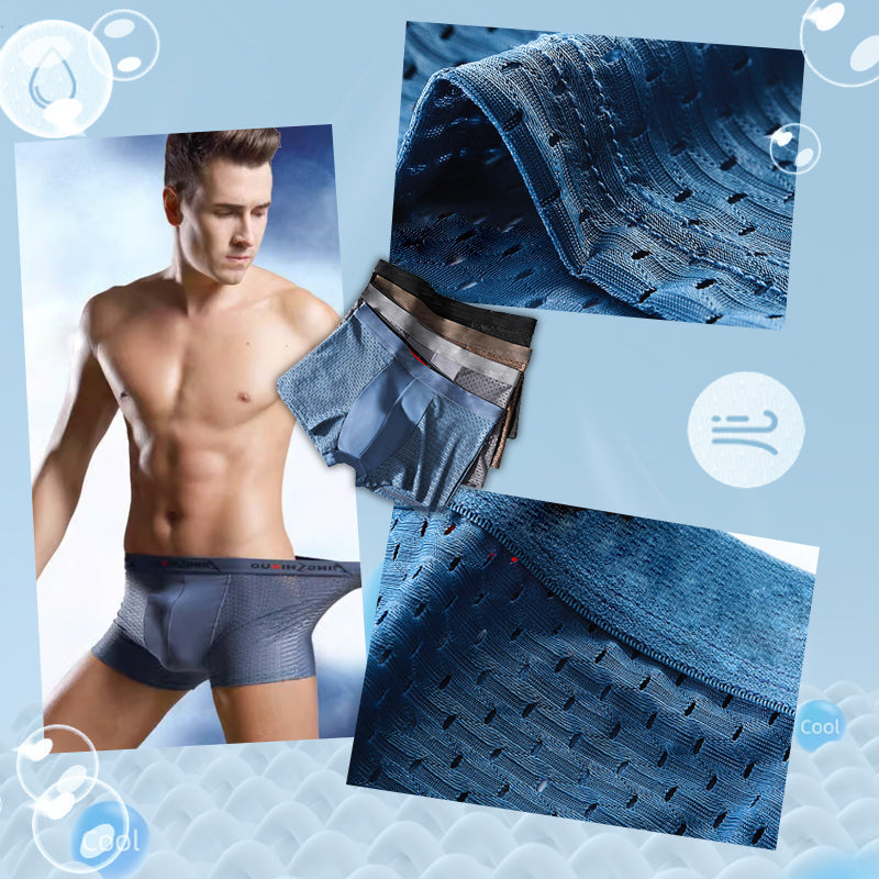 Caleçon respirant en maille pour hommes
