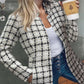 💐 Grande Vente -50% de Réduction 💕 Manteau Épais Femme à Manches Longues Uni - Avec Poches