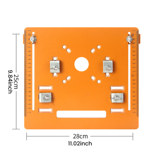 Cutting machine base plate