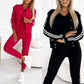 Ensemble veste et pantalon de baseball trois pièces pour femme