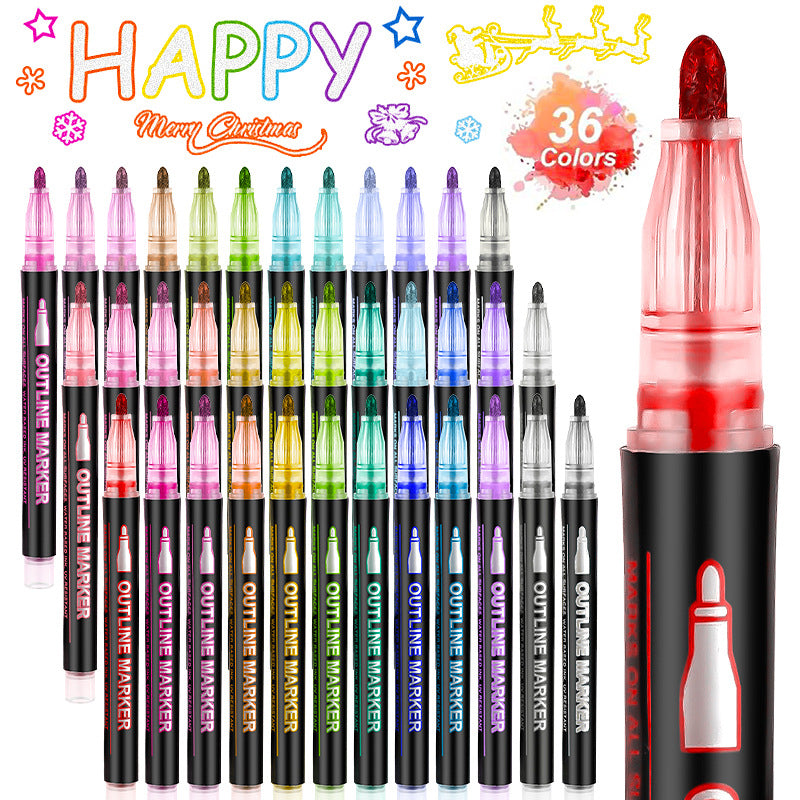 🎅Special Christmas Sale - 🎁Coloring Lightstick Graffiti Highlighter Pens