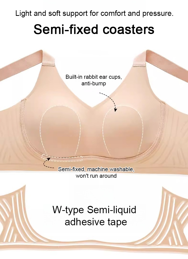 🔥Great Discount🏆Wire-Free Non-Marking Skin-Friendly Push-Up Bra