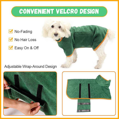 ?Christmas Hot Sale? Super Absorbent Pet Bathrobe-2