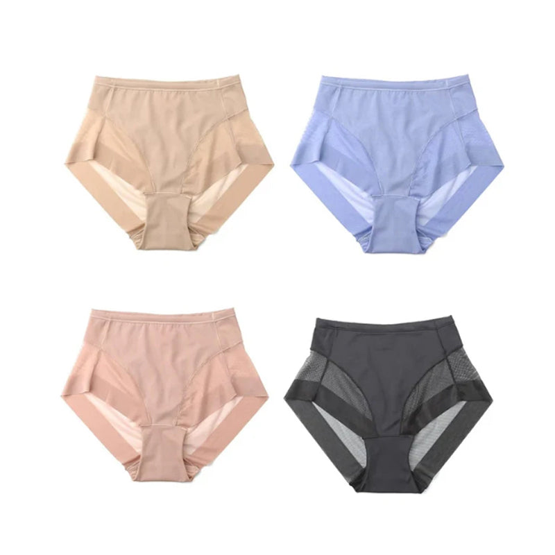 High Waist Ice Silk Shaping Briefs