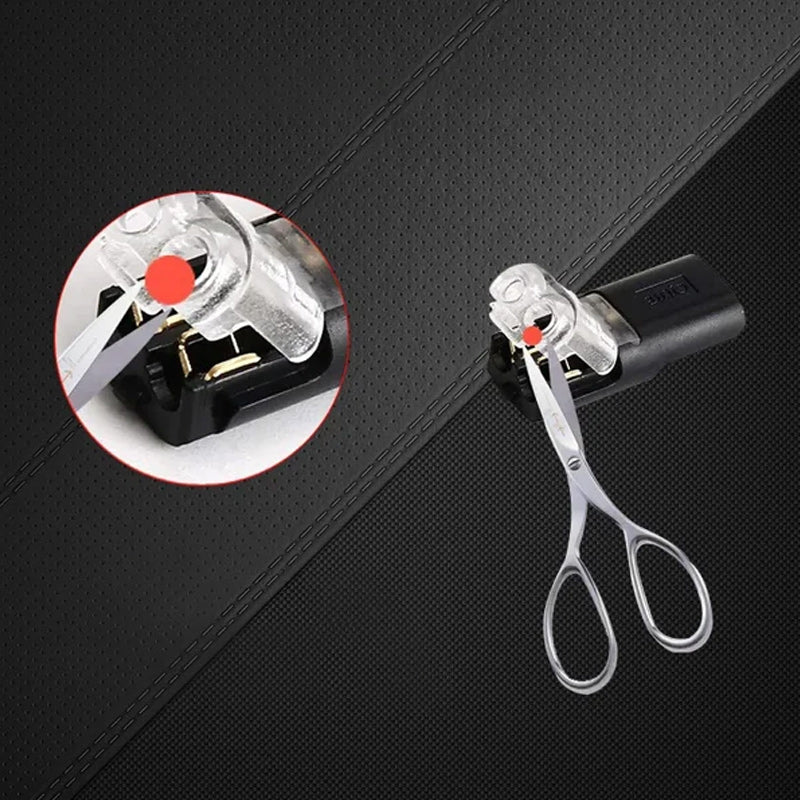Connecteur à double filetage avec boucle de verrouillage