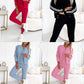 Ensemble veste et pantalon de baseball trois pièces pour femme