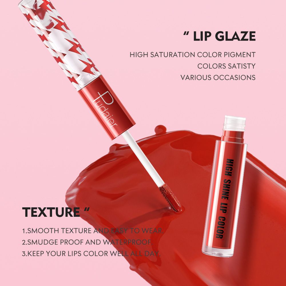 Brilho Labial Iluminador de Ponta Dupla com 16 Cores - Alto Brilho e Longa Duração✨
