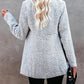 💐 Grande Vente -50% de Réduction 💕 Manteau Épais Femme à Manches Longues Uni - Avec Poches