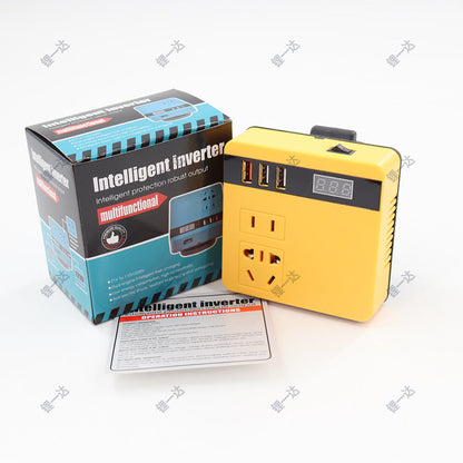 🧰️Multifunctional Intelligent Voltage-converting Lithium Battery Inverter Power Bank