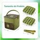 ⏱️ Cubos de gelo instantâneos em segundos – basta pressionar e soltar! 🧊✨