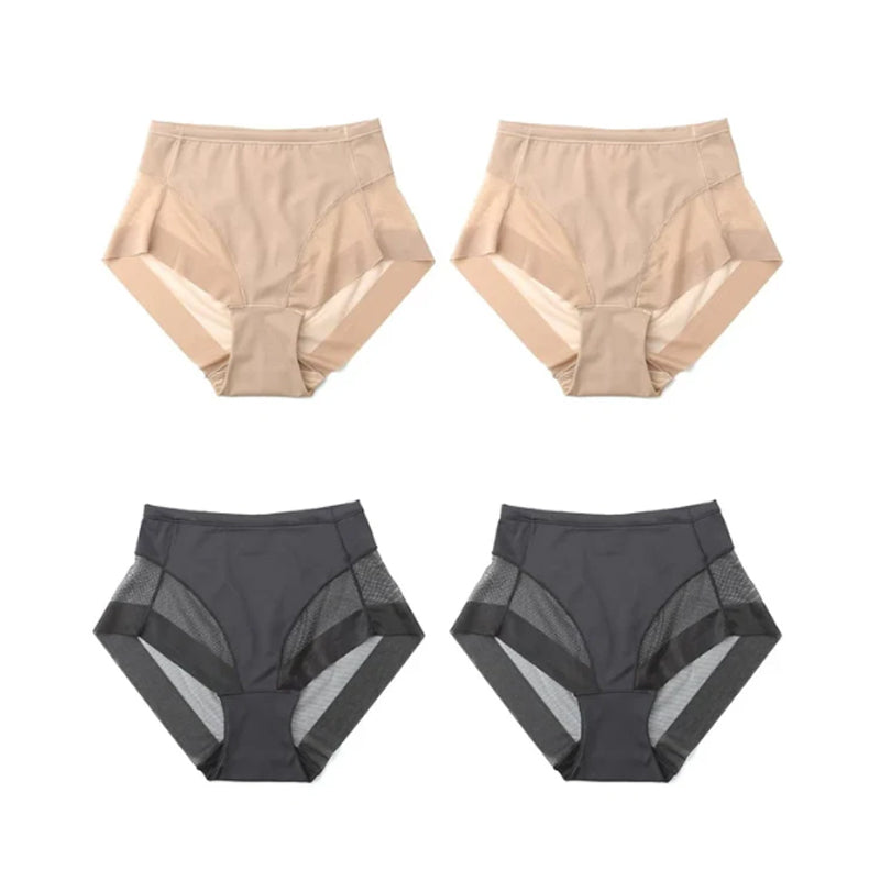 High Waist Ice Silk Shaping Briefs