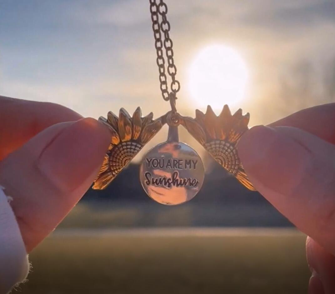📿Collier Girasol "You Are My Sunshine" avec pochette de rangement