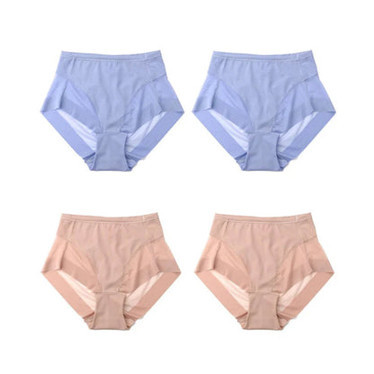 High Waist Ice Silk Shaping Briefs