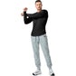 👕Haut côtelé à manches longues à col en V pour homme, pour l’entraînement, le fitness et le sport🛍️