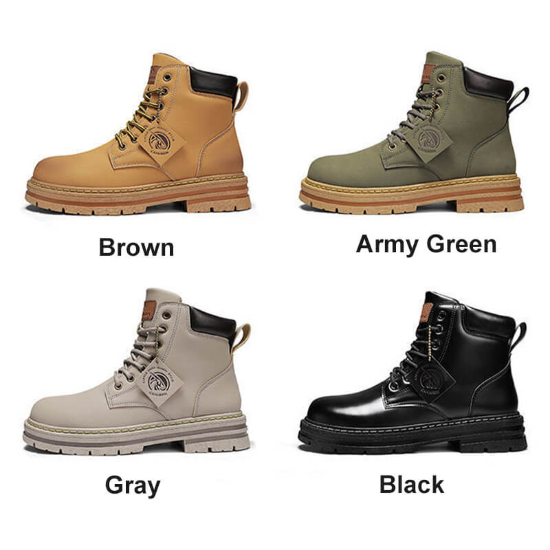 Bottes Courtes Rétro De Style Britannique Bottes De Travail Nuvelle Collection Automne 2025