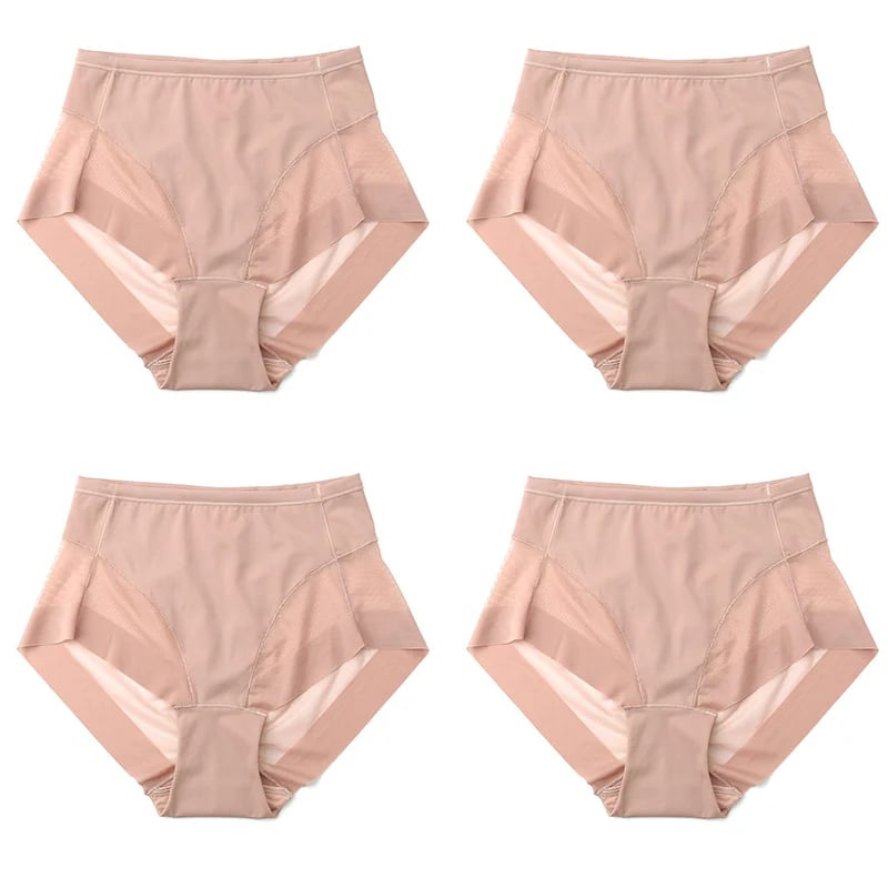 High Waist Ice Silk Shaping Briefs