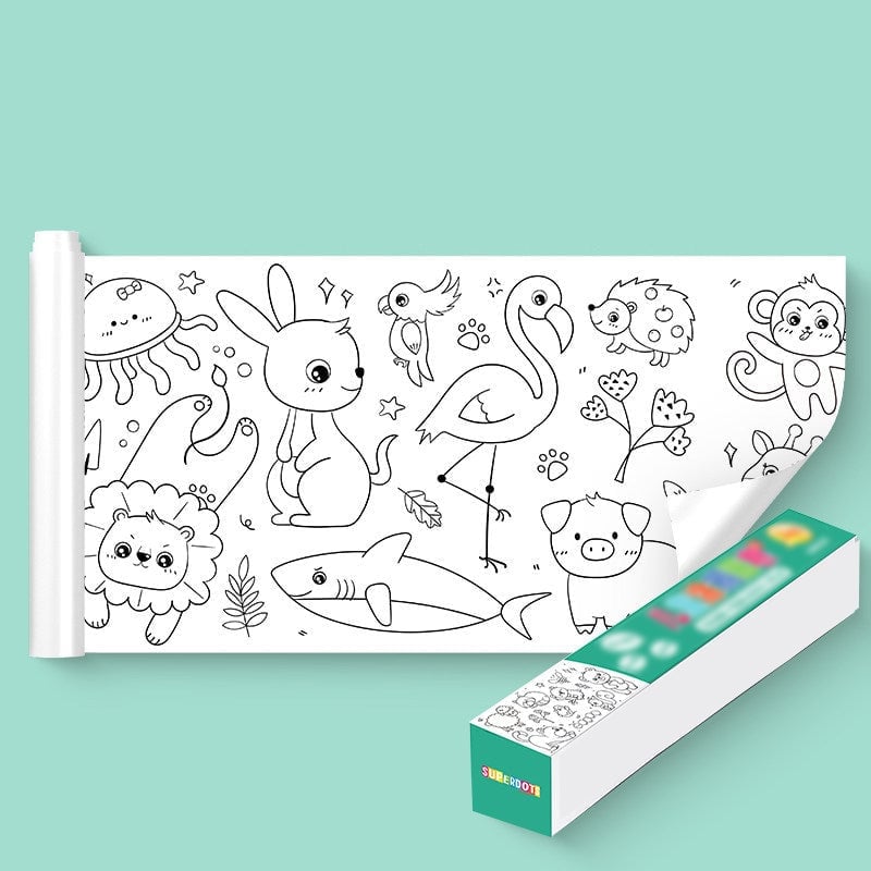 🔥Christmas Children's gift🎁 Children's Drawing Roll