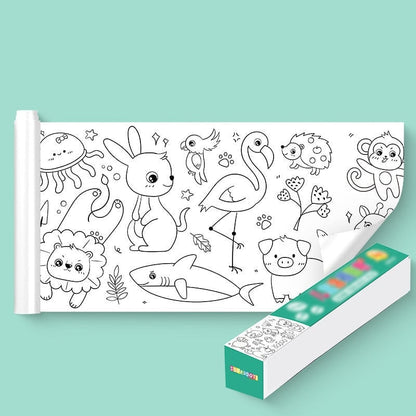 🔥Christmas Children's gift🎁 Children's Drawing Roll