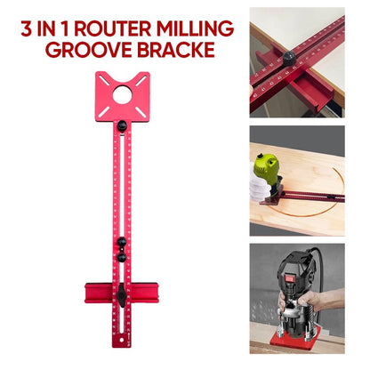 💥Hot Sale 💥3 in 1 Router Milling Groove Bracket