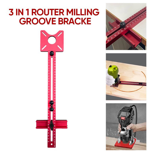 💥Hot Sale 💥3 in 1 Router Milling Groove Bracket