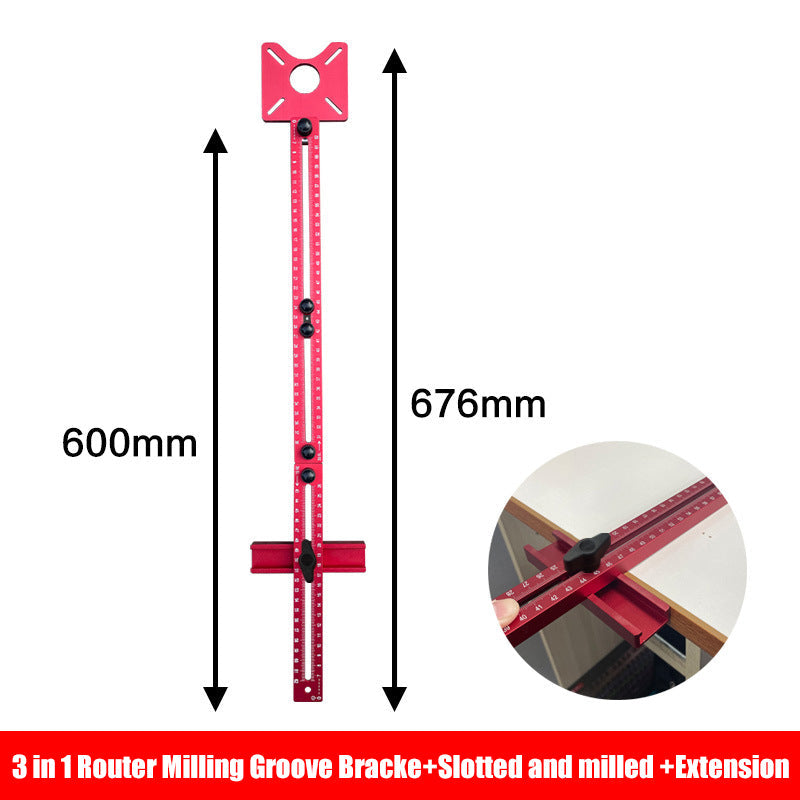 💥Hot Sale 💥3 in 1 Router Milling Groove Bracket