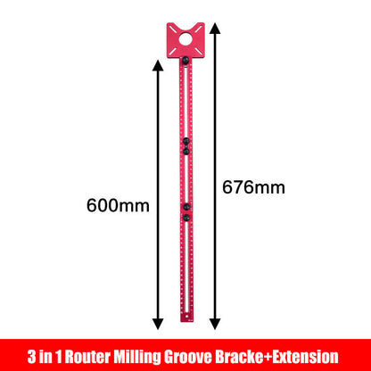 💥Hot Sale 💥3 in 1 Router Milling Groove Bracket