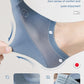 Meias invisíveis de seda gelada – Permanecem no lugar o dia todo 👣✨【Promoção Relâmpago】