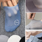 Meias invisíveis de seda gelada – Permanecem no lugar o dia todo 👣✨【Promoção Relâmpago】