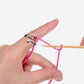 💥 Achetez 1 et obtenez 1 gratuitement- Anneau ajustable pour le tricot et le croche