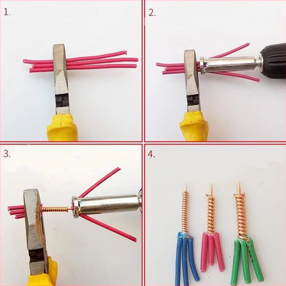 Wire Stripping And Twisting Tool