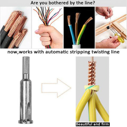 Wire Stripping And Twisting Tool