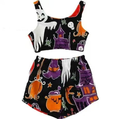 🎃2024 NEW 49% OFF✨Halloween Print Glow in The Dark Pyjama Set