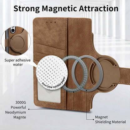 Detachable Magnetic Wallet Phone Case