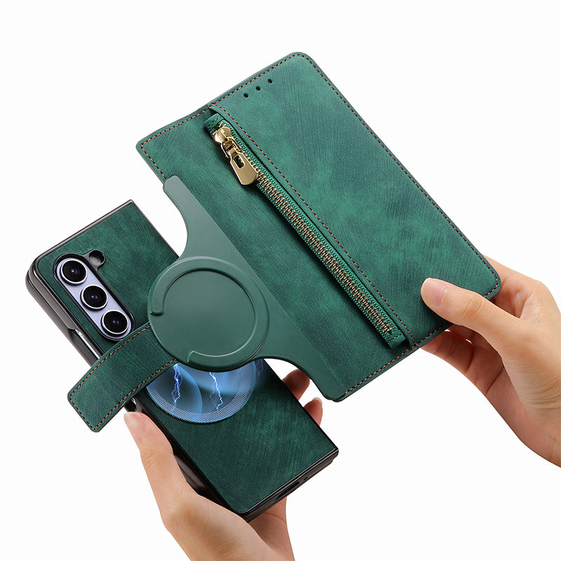 Detachable Magnetic Wallet Phone Case