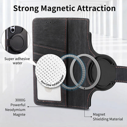 Detachable Magnetic Wallet Phone Case