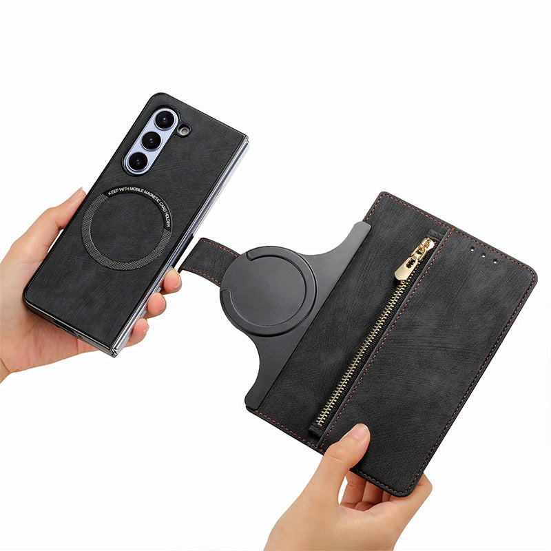 Detachable Magnetic Wallet Phone Case