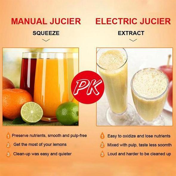 ⚡【Extrusora de sumos em aço inoxidável】Prepare um «Tornado de Vitaminas» em 30 segundos! 🍹🔥