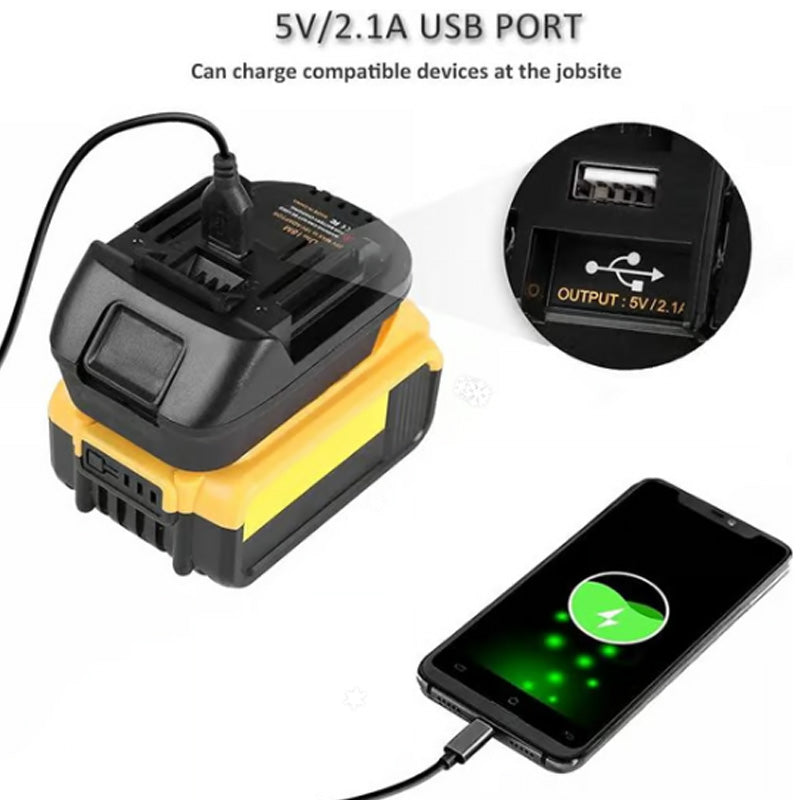 Lithium Battery Adapter for 18V Battery Tools